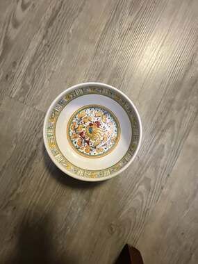 Le Cadeaux Melamine Yellow Rooster Soup Cereal Pasta Bowl